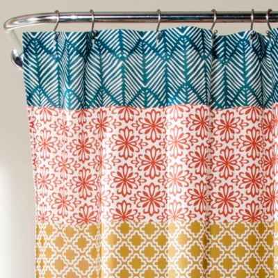 Bohemian Stripe Shower Curtain, 72" x 72"