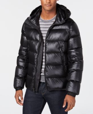 calvin klein down coat with hood