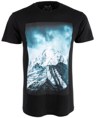 Univibe - Men's Blue Mountain Graphic T-Shirt
