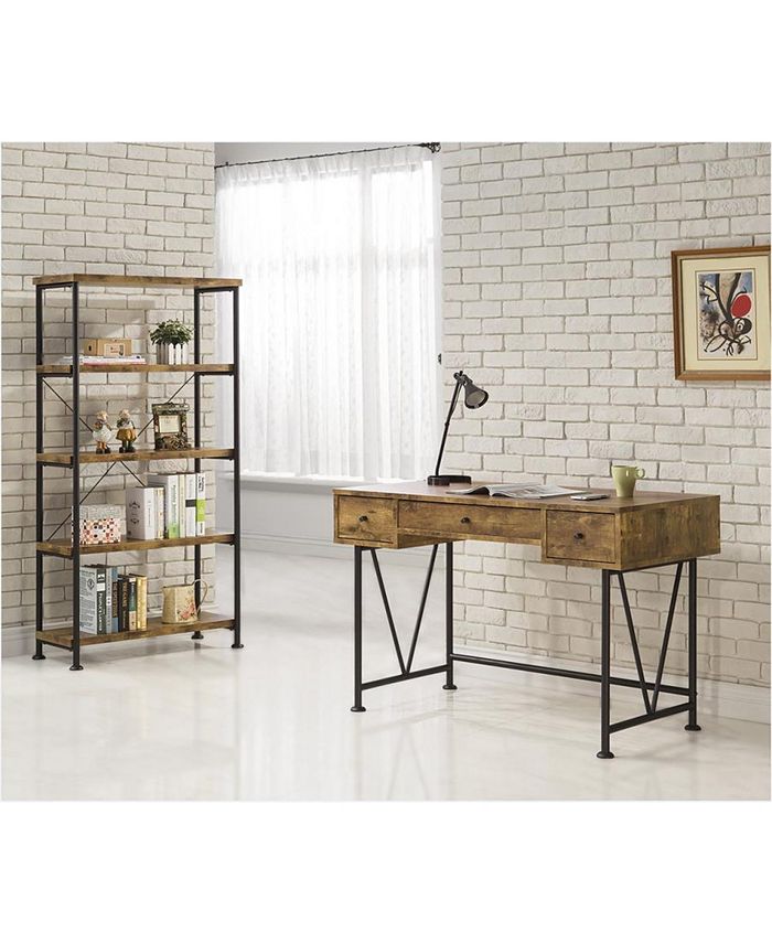 Coaster Home Furnishings Wadsworth Industrial Fourshelf Bookcase Macy's