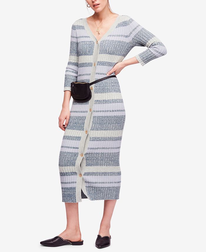 Free People Cozy Up Cardigan Midi Dress - Macy's