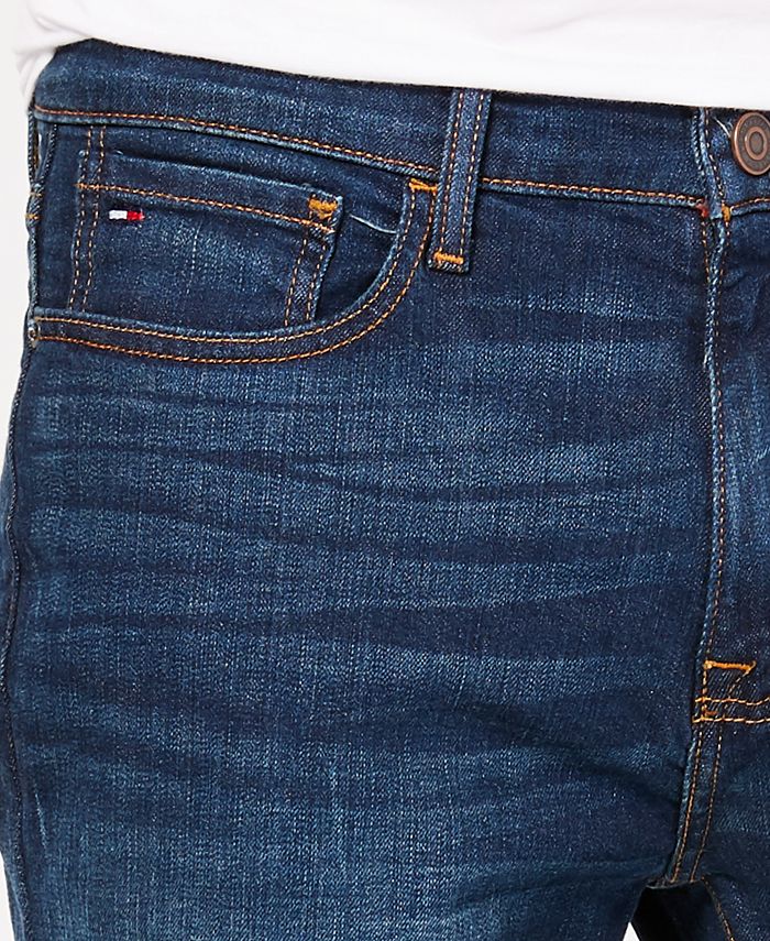Tommy Hilfiger Men's Big & Tall Relaxed Fit Stretch Jeans, Created for ...