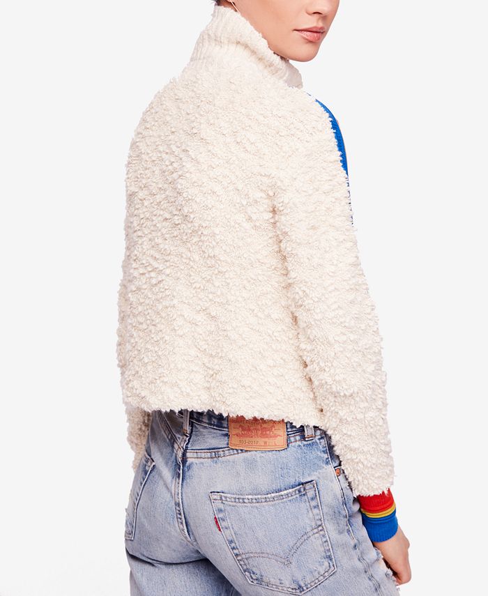 free people fuzzy hoodie