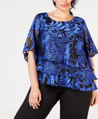 alex evening plus size blouses