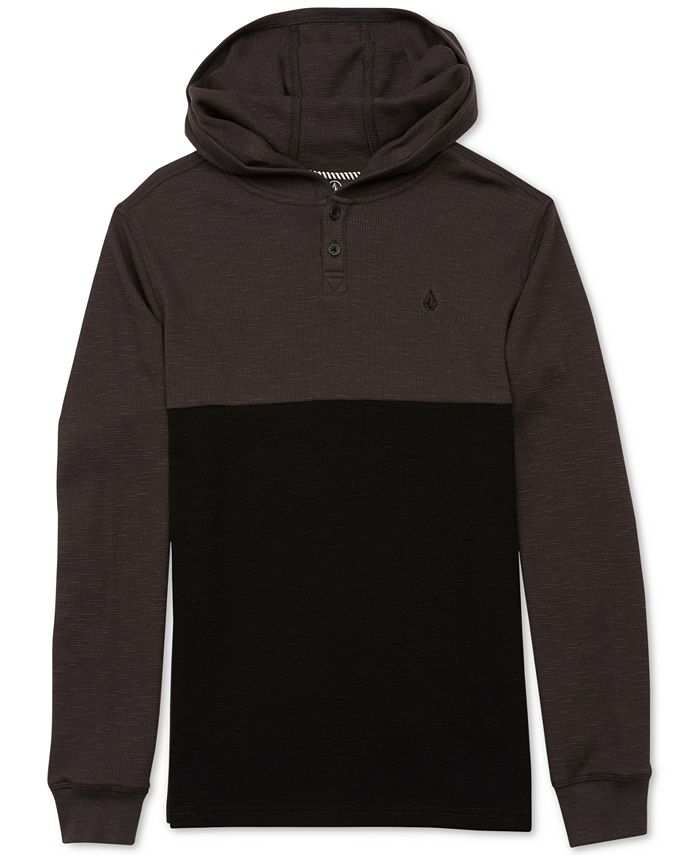 Big Boys Murphy Thermal Hooded Shirt Macy's