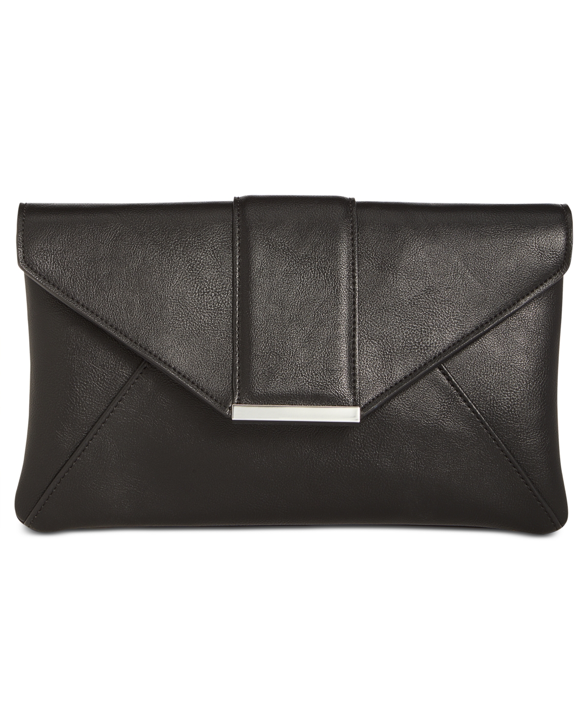 Inc International Concepts Luci Envelope Clutch, Created For Macy's In Black,silver