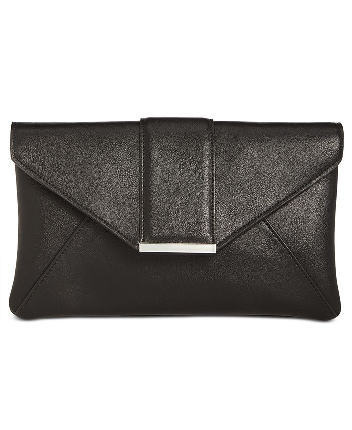 The Signature Bag, Your Clutch Purse Organizer Solution in Vegan, Leather-Like Style and Comfort Luxe with Silver Hardware