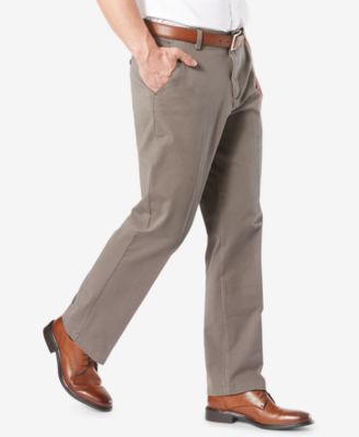 Men's Workday Smart 360 Flex Classic Fit Khaki Stretch Pants