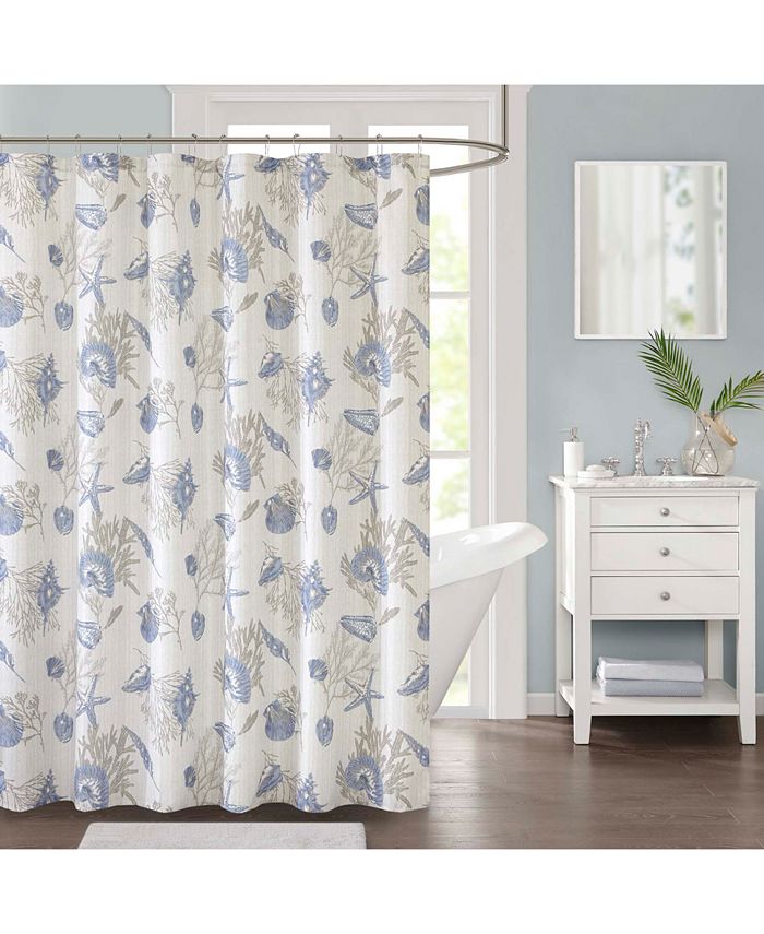 Faux Linen Shower Curtain Created, Fabric Shower Curtains Macy’s
