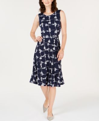 charter club fit and flare dress