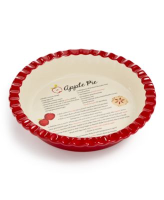 Martha Stewart Collection - Ceramic Apple Pie Dish