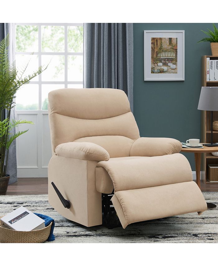 ProLounger Sherwin Wall Hugger Recliner in Gray Microfiber & Reviews
