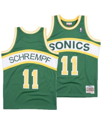 Men's Mitchell & Ness Detlef Schrempf Green Seattle SuperSonics 1994-95  Hardwood Classics Swingman Player Jersey