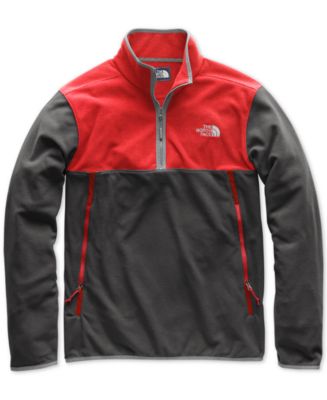 The North Face Men s Glacier Alpine Quarter Zip Fleece Macy s