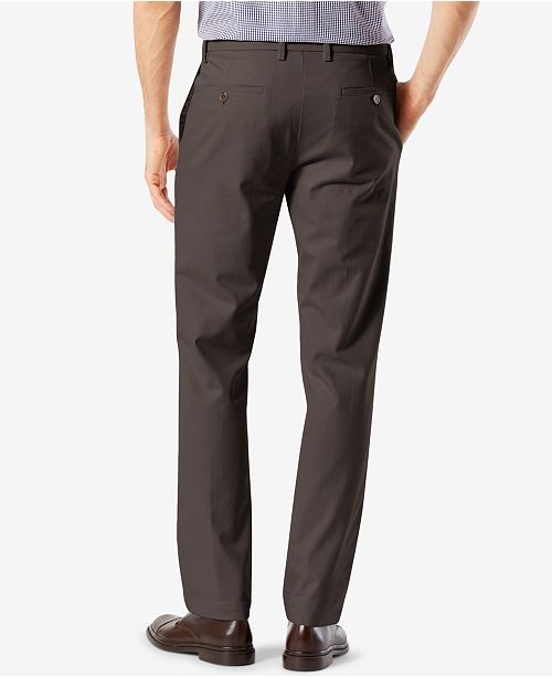 Dockers Men's Signature Lux Cotton Slim Fit Stretch Khaki Pants ...