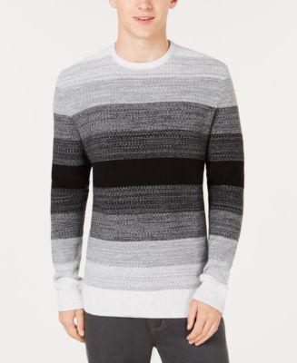 Alfani Men's Striped Sweater, Created for Macy's - Macy's