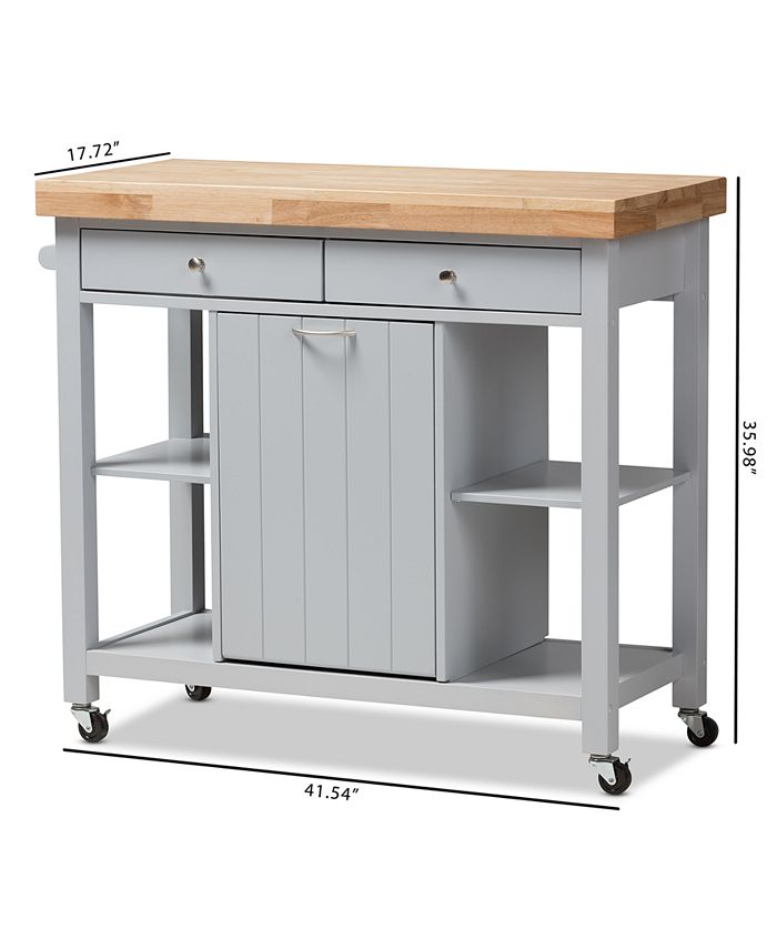 Furniture Hayward Kitchen Cart Macy's