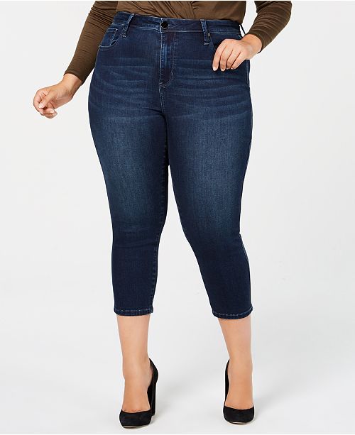 Seven7 Jeans Seven7 Trendy Plus Size Cropped Skinny Jeans & Reviews ...