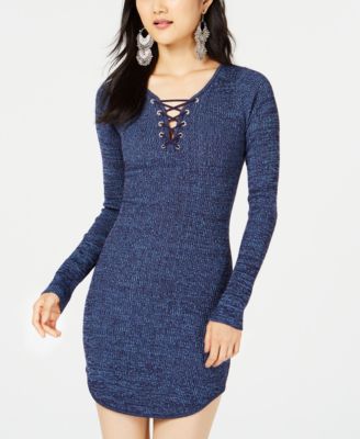 planet gold sweater dress
