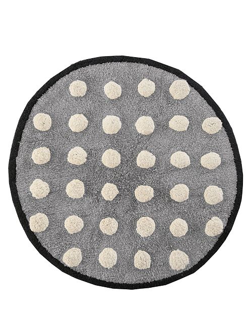HipStyle Mika 26" Round Cotton Tufted Rug Bath Rugs & Bath Mats Bed & Bath Macy's