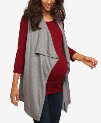 Motherhood Maternity - Maternity Draped Vest