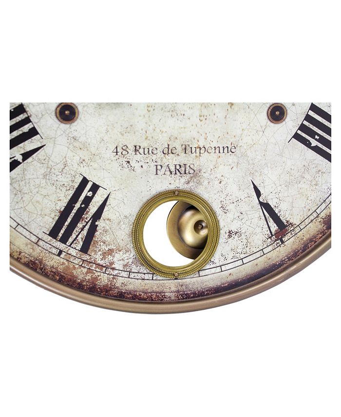 Aspire Home Accents Raleigh Pendulum Wall Clock Macy's