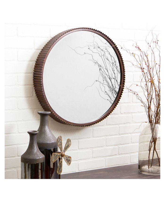 Aspire Home Accents Harrison Rustic Metal Wall Mirror Macy's
