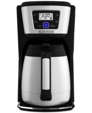 Black and Decker 12-Cup Programmable Coffee Maker with Thermal Carafe