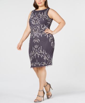 adrianna papell plus size dresses macy's