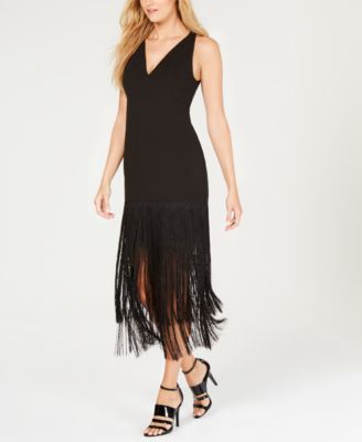 macys fringe dress