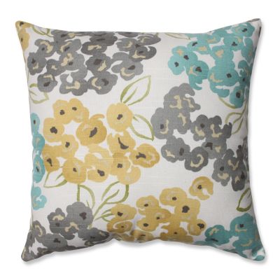 Pillow Perfect - Luxury Floral Pool 16.5-inch Throw Pillow