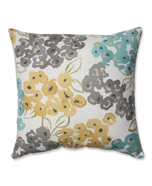 Pillow Perfect Luxury Floral Pool 16.5" Throw Pillow & Reviews Home