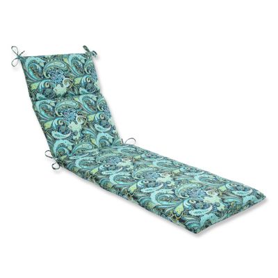 Pillow Perfect - Pretty Paisley Navy Chaise Lounge Cushion