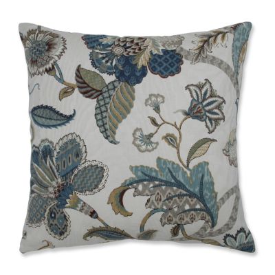 Pillow Perfect - Finders Keepers French Blue 18-inch Throw Pillow