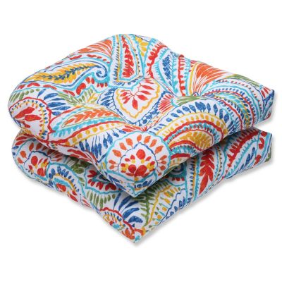 Pillow Perfect - Ummi Multi Wicker Seat Cushion (Set of 2)