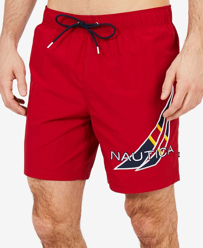 Nautica Men's JClass Applique Swim Trunks Macy's