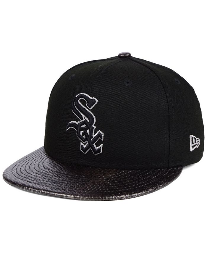 Chicago White Sox New Era Optic 59FIFTY Fitted Hat - White/Black