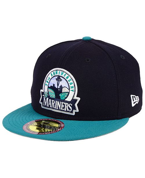 New Era Seattle Mariners Ultimate Patch Collection Front 59FIFTY FITTED