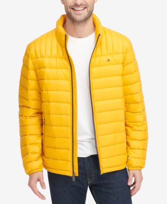 yellow tommy hilfiger coat
