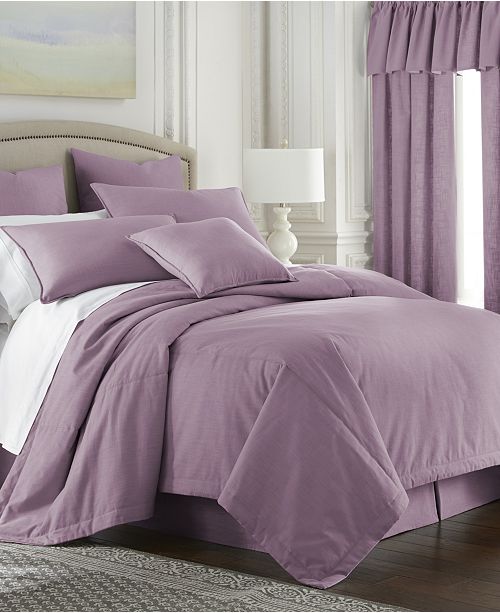 Colcha Linens Cambric Mauve Comforter Queen Reviews Comforters