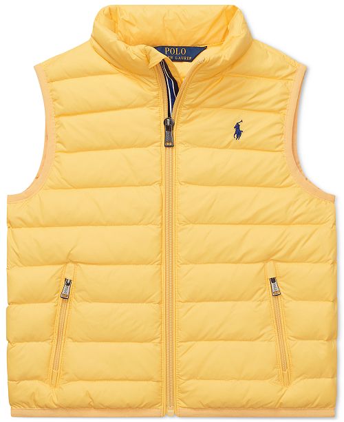 Polo Ralph Lauren Toddler Boys Quilted Down Vest Reviews Coats