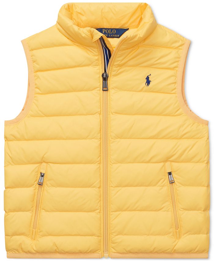 Polo Ralph Lauren Toddler Boys Quilted Down Vest & Reviews - Coats &  Jackets - Kids - Macy's