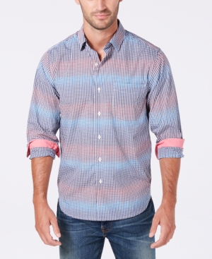 UPC 719260499133 product image for Tommy Bahama Men's Striped Gingham Button Down Shirt | upcitemdb.com