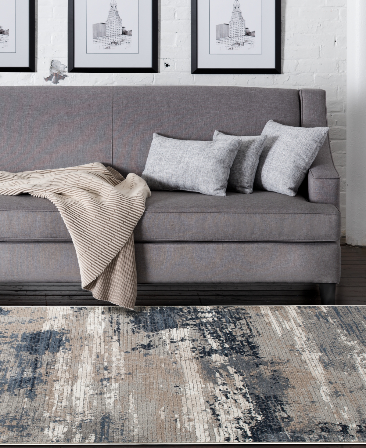 Km Home Waterside Tide Area Rug