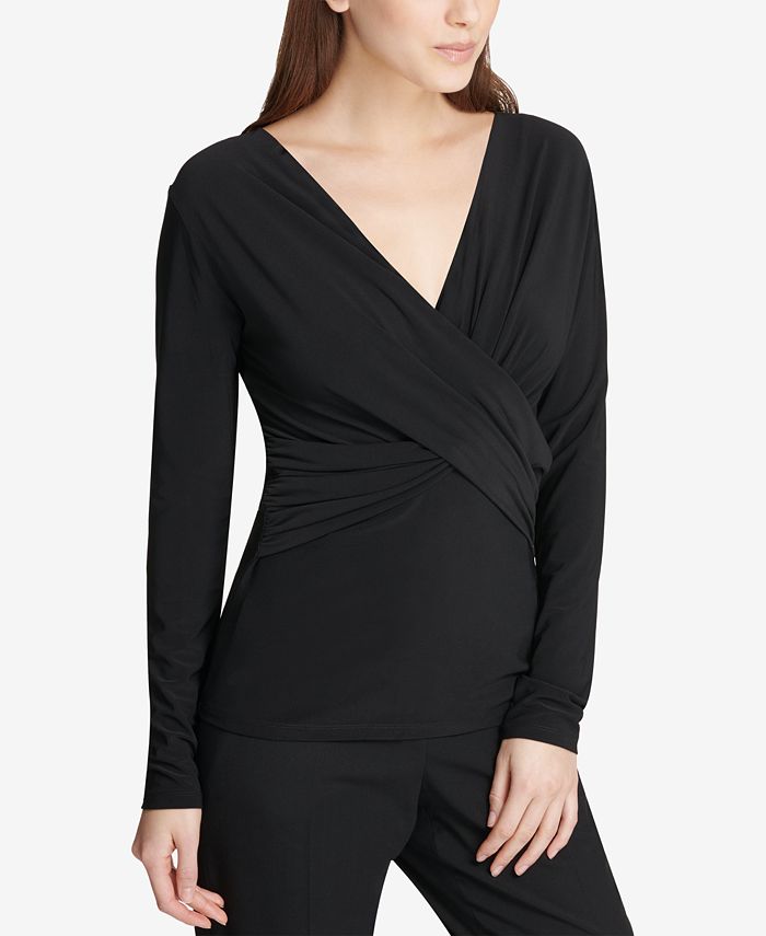 DKNY Double Crossover Top Macy's