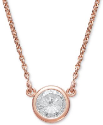 bezel pendant necklace