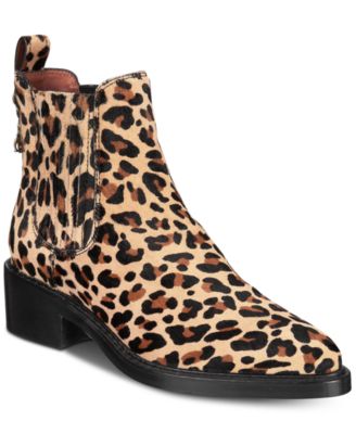 coach leopard boots