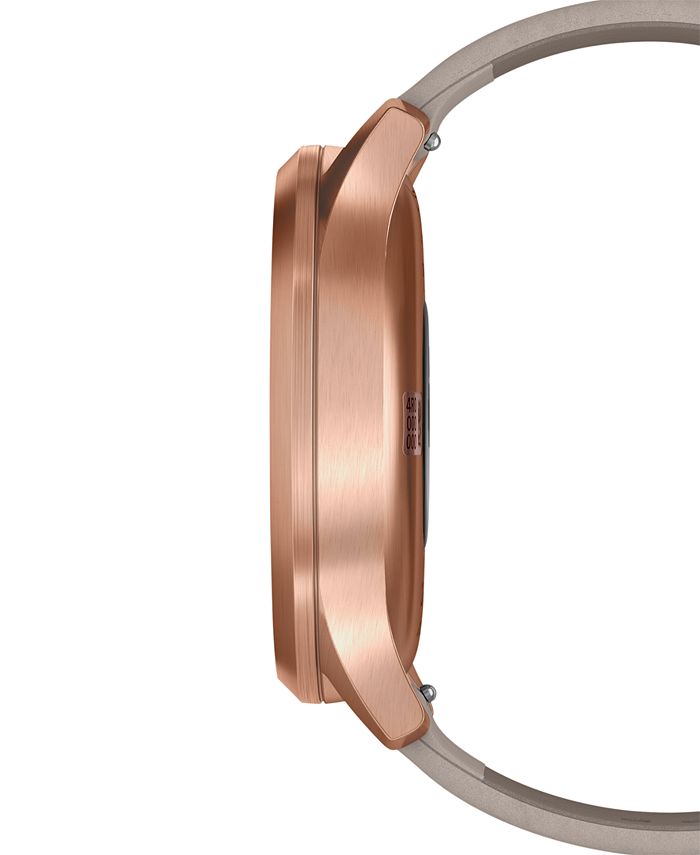 garmin vivomove hr grey suede band