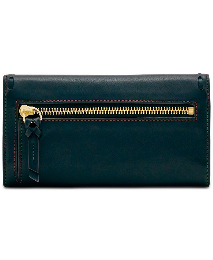 Dooney & Bourke Florentine Pebble Leather Checkbook Organizer Macy's