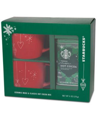 Starbucks - Red Mug Gift Cocoa Set